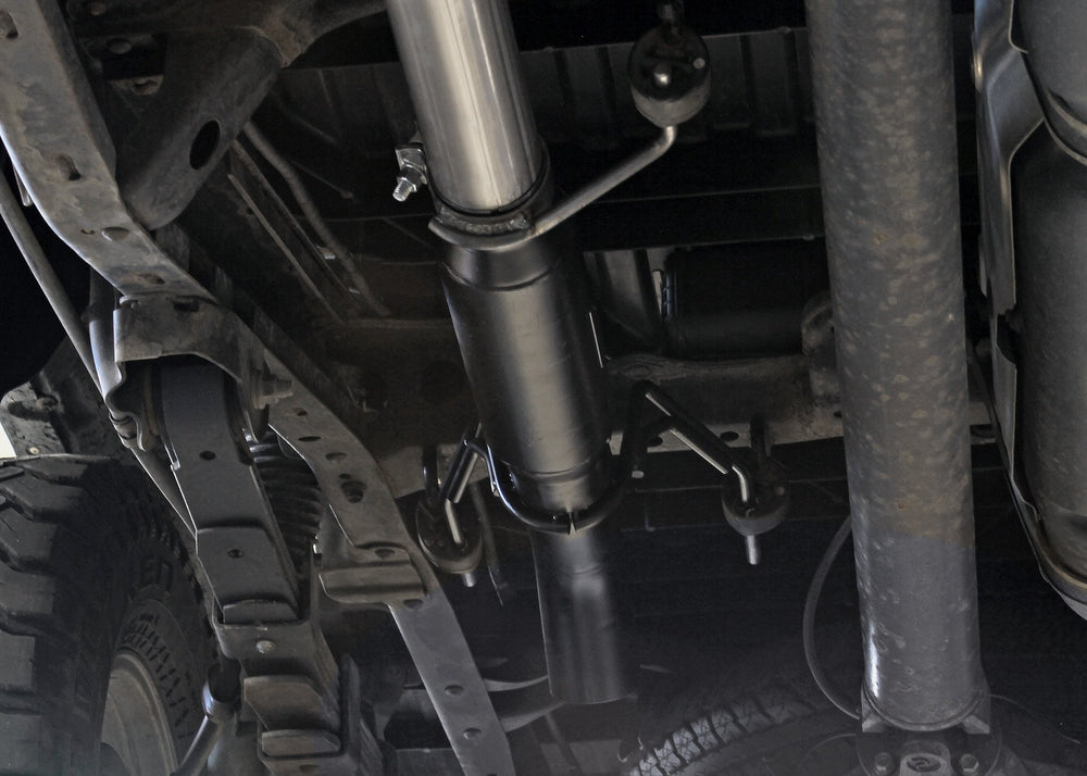 Outlaw Extreme Cat-Back Exhaust System 2005-2015 Toyota Tacoma 4.0L Outlaw Extreme Stainless Steel 3.0 Inch High Clearance Cat-Back Exhaust System Flowmaster