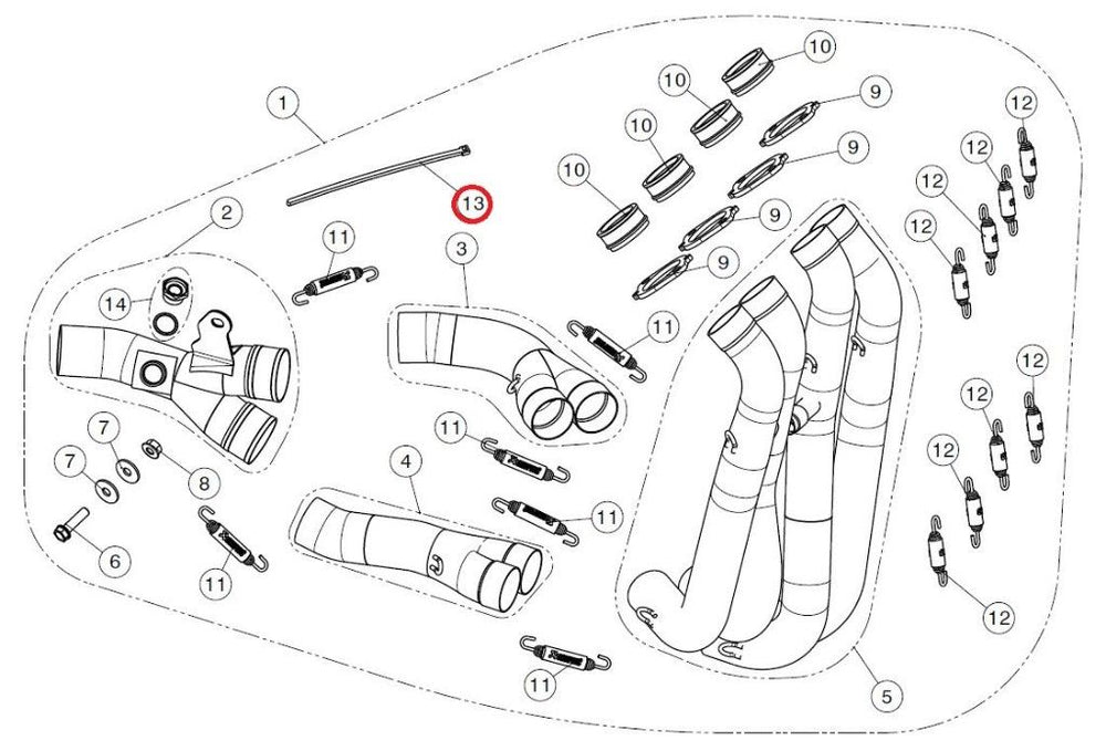 Akrapovic Replacement Tie Wrap