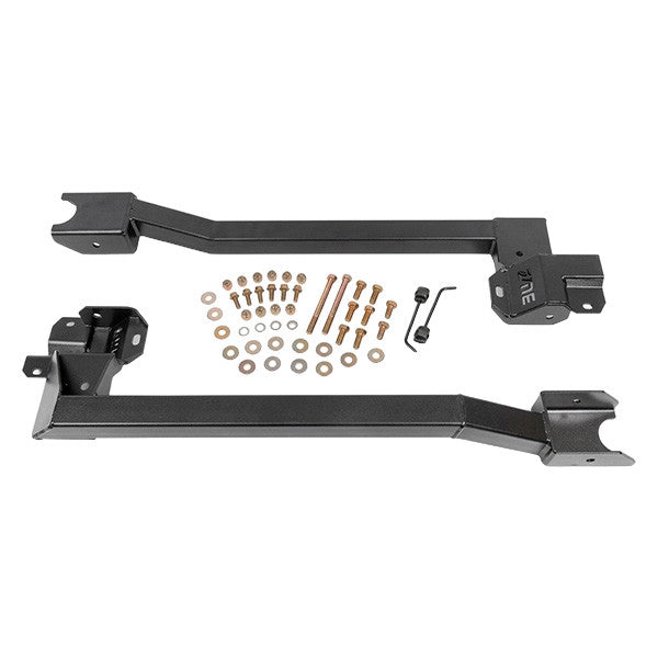 BMR 74-81 GM 2nd Gen F-Body Bolt-On Subframe Connectors - Black Hammertone