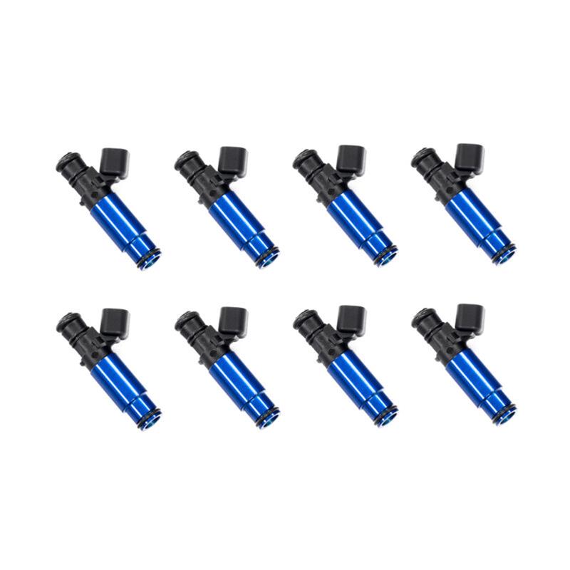 Injector Dynamics 1300cc High Impedance Injector - 60mm Length - 14mm Blue Bottom - Set of 8