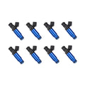 Injector Dynamics 1300cc High Impedance Injector - 60mm Length - 14mm Blue Bottom - Set of 8