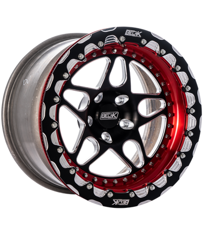 Belak 13x11 / 5in BS / 5x100 BP / High Pad / Series 2 Wheel - Double Beadlock Billet