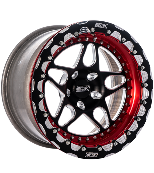 Belak 13x11 / 5in BS / 5x100 BP / High Pad / Series 2 Wheel - Double Beadlock Billet