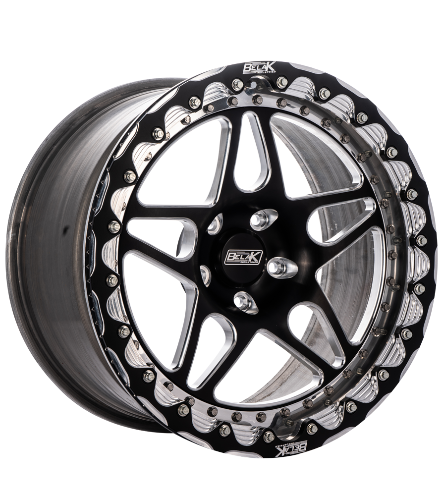 Belak 15x11 GTR Rear Wheel (OEM Small Brake Kit Req) / 5x114.3 BP / Series 3 Wheel- Single Beadlock