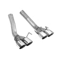 Axle-Back Exhaust System 2005-2008 C6 Corvette Axle-Back 3 Inch Exhaust System Without Mufflers, 304 Ss Hooker BlackHeart