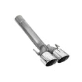 Axle-Back Exhaust System 2009-2013 C6 Corvette Axle-Back 3 Inch Exhaust System Without Mufflers, 304 Ss Hooker BlackHeart