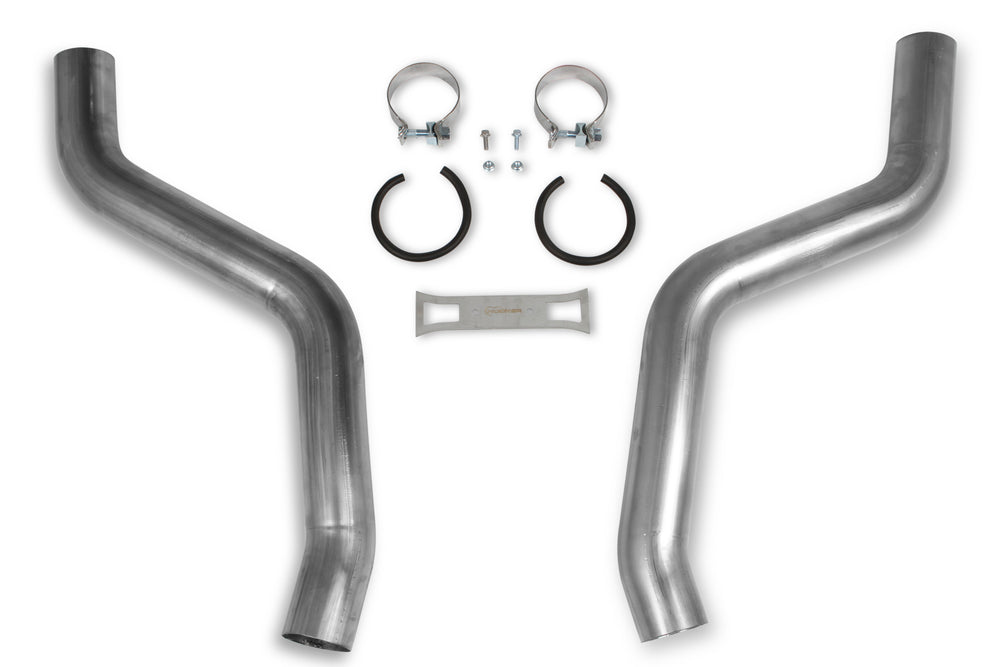 Axle-Back Exhaust System Fits 2006-2013 Z06 Corvette, Axle-Back 304 Stainless Steel 3-Inch Exhaust W, Dual Mode (Npp) Mufflers Hooker BlackHeart