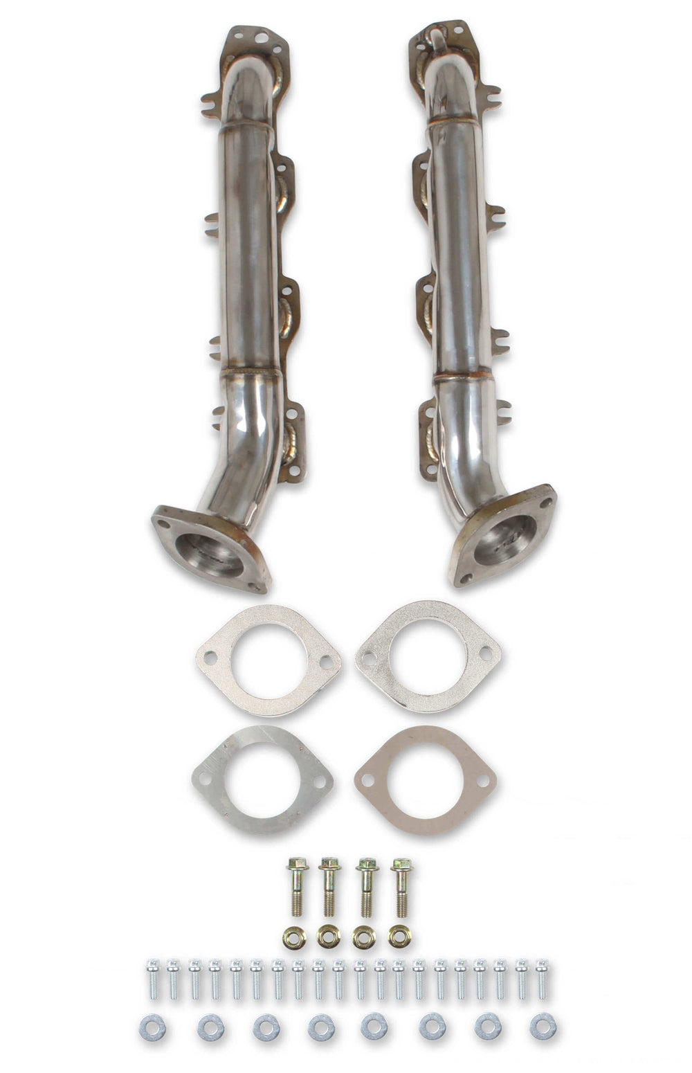 Gen III Hemi Swap Headers Stainless Gen III Hemi Swap Headers 1-3, 4 Inch Shorty 304 Stainless Steel Hooker BlackHeart