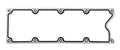 Valley Cover Gasket Molded Rubber with Aluminum Carrier Fits GM LS1/LS6 with 10-Bolt Valley Cover Mr Gasket