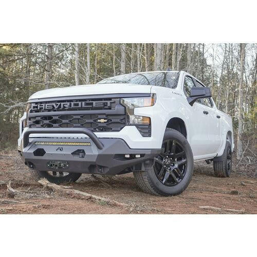 22C SILVERADO 1500 MATRIX FRONT BUMPER W/ PRERUNNER GUARD NONSENSOR BARE