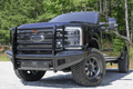 Ford Super Duty F250-F350 Black Steel Front Bumper w/ Full Grill Guard