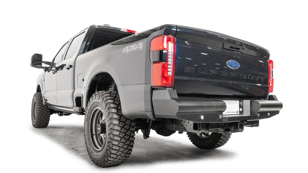 23C F250/F350/F450/F550 BLACK STEEL ELITE REAR BUMPER