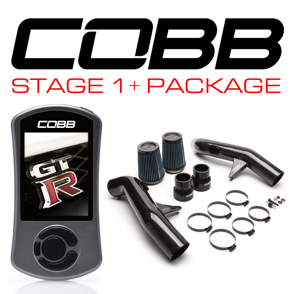 Cobb 15-18 Nissan GT-R Stage 1+ Redline CF CAN FF & Fuel Pressure Power Package (RHD)