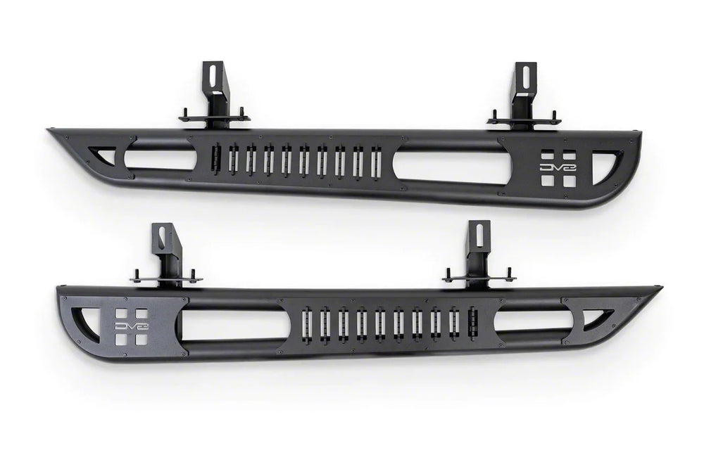 DV8 Offroad 2018+ Jeep Wrangler JL 2-Door Bolt-On OE Plus Side Steps
