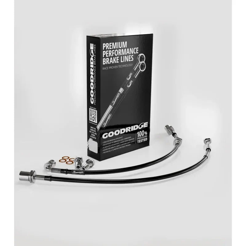 Goodridge 05-19 Chrysler 300 5.7L V8 Stainless Steel Front Brake Lines