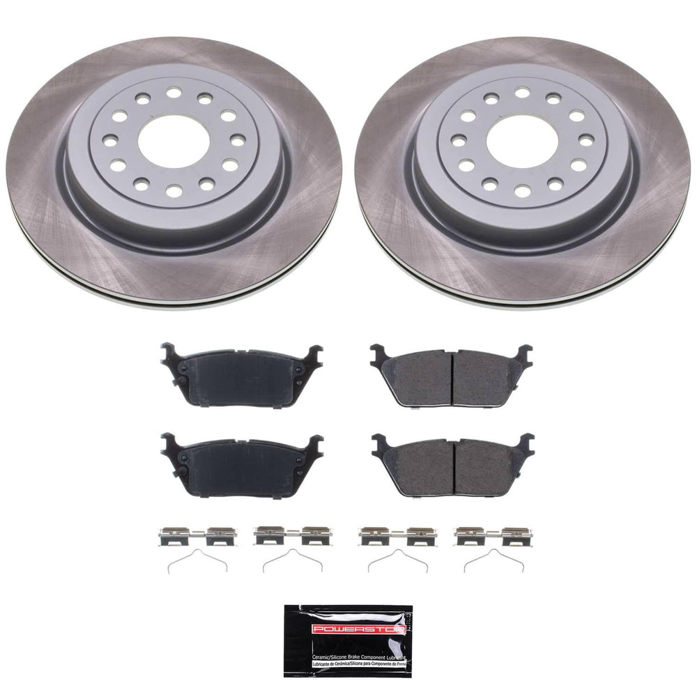 Power Stop 19-20 Buick Envision Front and Rear Z17 Coated Brake Kit