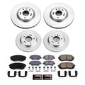Power Stop 2020 Kia Optima Front and Rear Z17 Coated Brake Kit