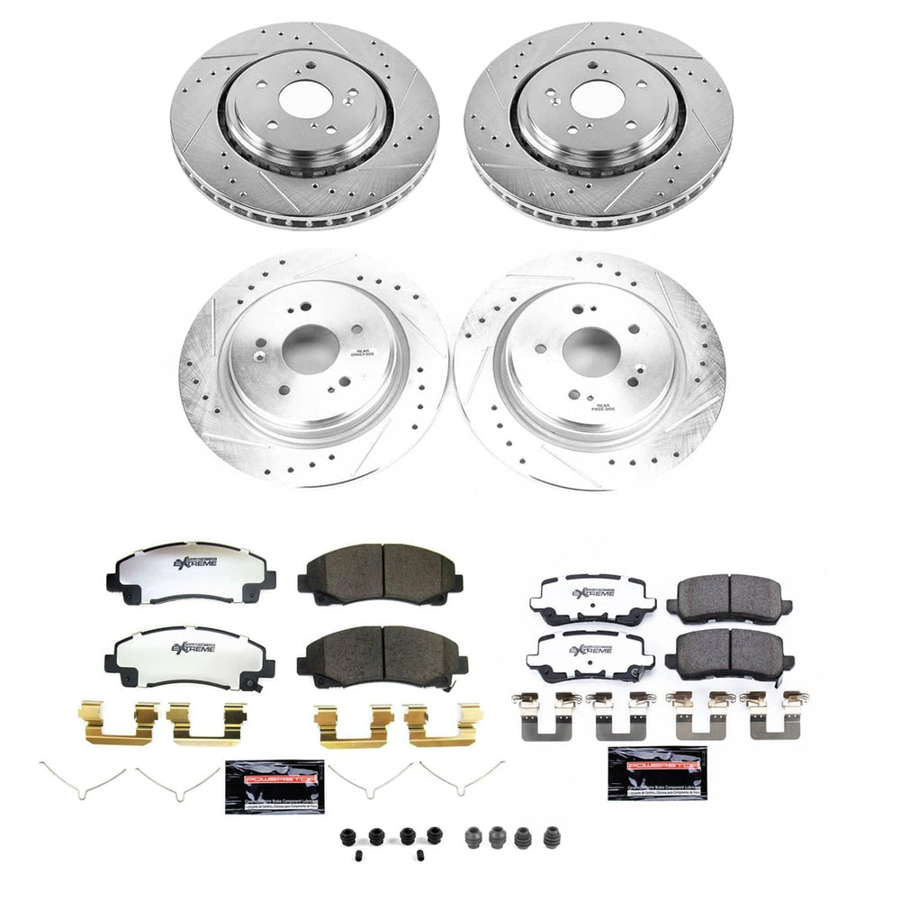 Power Stop 15-20 Acura TLX Front and Rear Z26 Street Brake Kit