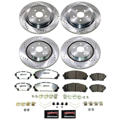 Power Stop 20-22 Toyota Highlander Front and Rear Z36 Truck & Tow Brake Kit