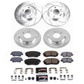 Power Stop 2020 Kia Optima Front and Rear Z23 Evolution Brake Kit