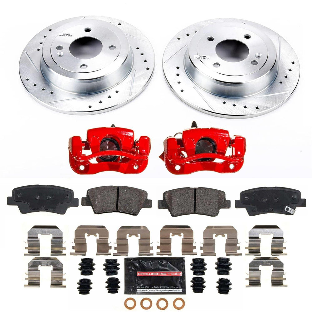 Power Stop 12-17 Kia Rio Rear Z23 Evolution Kit w/Calipers
