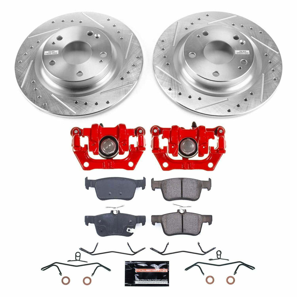 Power Stop 2020 Honda Civic Rear Z23 Evolution Kit w/Calipers