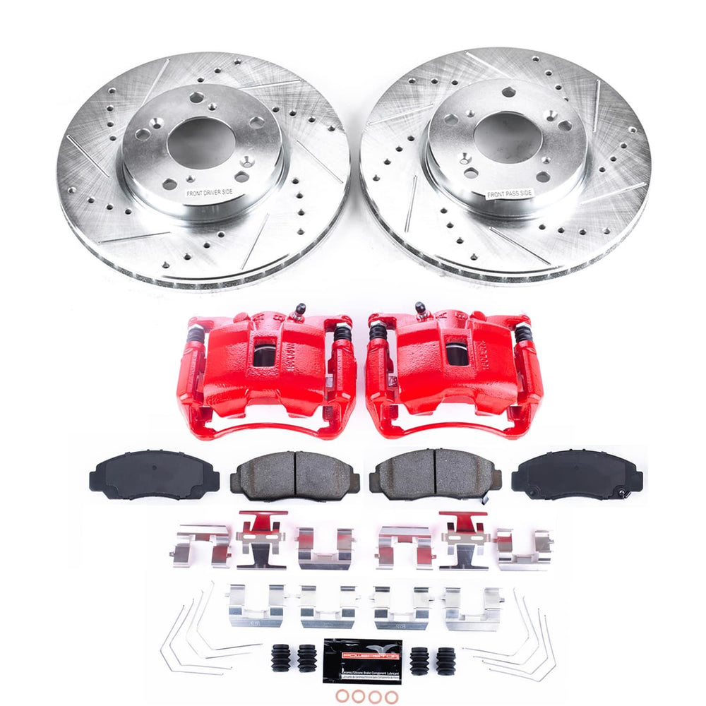 Power Stop 06-11 Honda Civic Front Z23 Evolution Kit w/Calipers