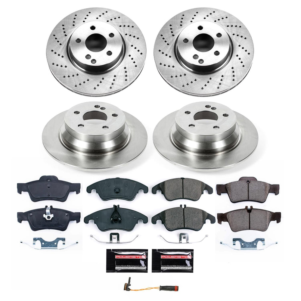 Power Stop 14-16 Mercedes-Benz E250 Front and Rear Autospecialty Brake Kit