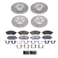 Power Stop 11-12 Infiniti G25 Front and Rear Semi-Coated Rotor Kit