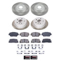 Power Stop 02-04 Toyota Camry Front and Rear Semi-Coated Rotor Kit
