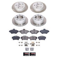 Power Stop 94-98 Ford Mustang Front and Rear Semi-Coated Rotor Kit