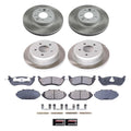 Power Stop 98-02 Ford Crown Victoria Front and Rear Semi-Coated Rotor Kit