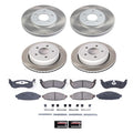 Power Stop 03-11 Ford Crown Victoria Front and Rear Semi-Coated Rotor Kit