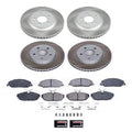 Power Stop 05-10 Ford Mustang Front and Rear Semi-Coated Rotor Kit