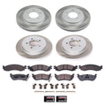 Power Stop 06-10 Ford Explorer Front and Rear Semi-Coated Rotor Kit