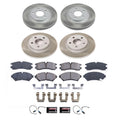 Power Stop 98-02 Cadillac Seville Front and Rear Semi-Coated Rotor Kit