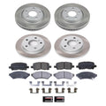 Power Stop 05-09 Buick Allure Front and Rear Semi-Coated Rotor Kit
