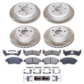 Power Stop 95-01 Ford Explorer Front and Rear Semi-Coated Rotor Kit