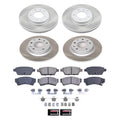 Power Stop 06-12 Ford Fusion Front and Rear Semi-Coated Rotor Kit