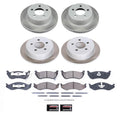 Power Stop 03-06 Jeep Wrangler Front and Rear Semi-Coated Rotor Kit