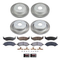 Power Stop 07-09 Chrysler Aspen Front and Rear Semi-Coated Rotor Kit