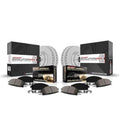 Power Stop 06-10 Jeep Commander Front and Rear Semi-Coated Rotor Kit