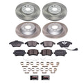 Power Stop 06-09 Audi A3 Front and Rear Semi-Coated Rotor Kit
