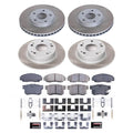Power Stop 04-08 Acura TSX Front and Rear Semi-Coated Rotor Kit