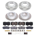 Power Stop 01-07 Toyota Sequoia Front and Rear Semi-Coated Rotor Kit
