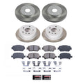 Power Stop 02-04 Toyota Camry Front and Rear Semi-Coated Rotor Kit