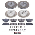 Power Stop 06-11 Honda Ridgeline Front and Rear Semi-Coated Rotor Kit