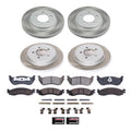 Power Stop 2006 Mercury Mountaineer Front and Rear Semi-Coated Rotor Kit