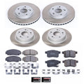 Power Stop 09-10 Acura TSX Front and Rear Semi-Coated Rotor Kit