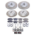 Power Stop 06-07 Honda Accord Front and Rear Semi-Coated Rotor Kit